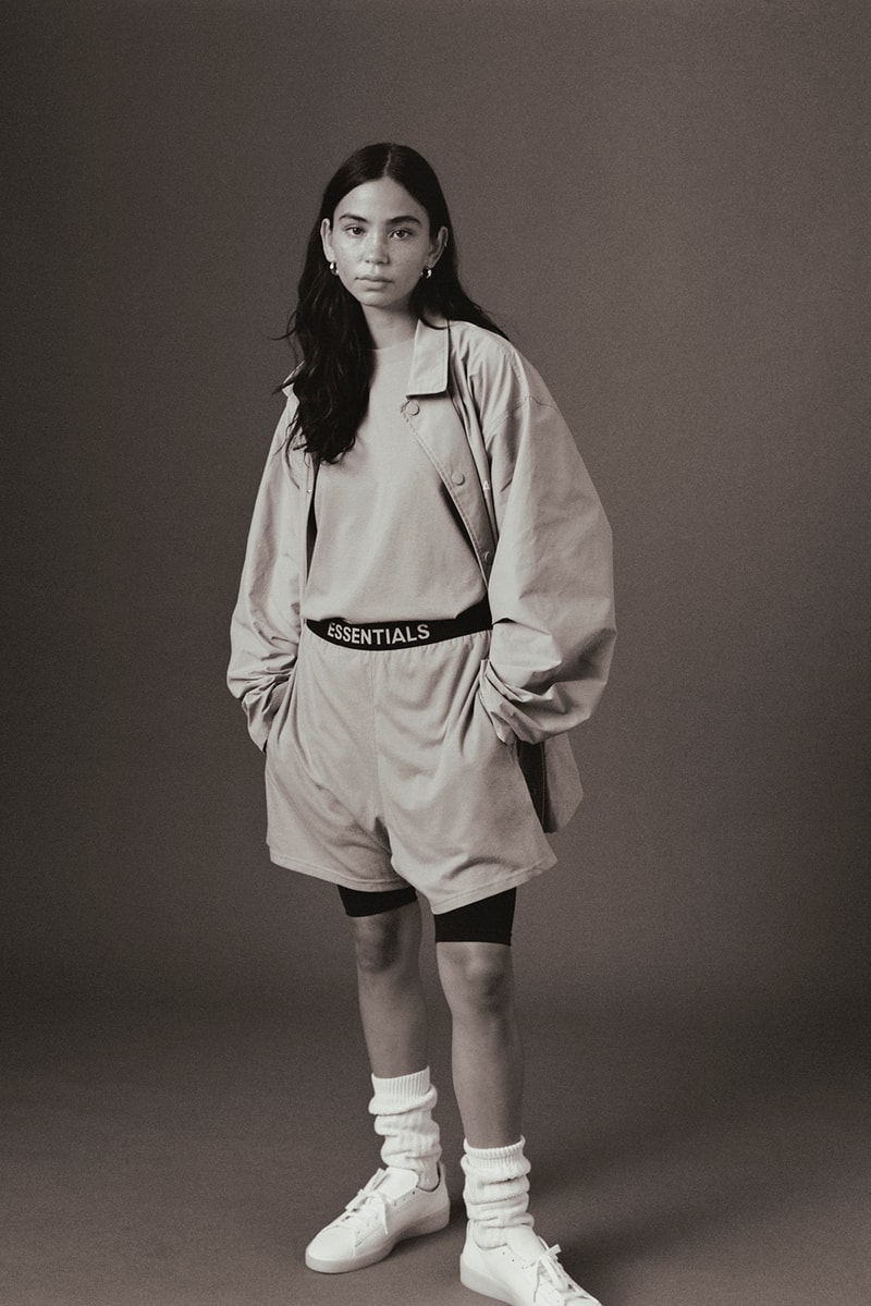 fear of god essentials fall collection loungewear outerwear sweatshirt denim jackets lookbook
