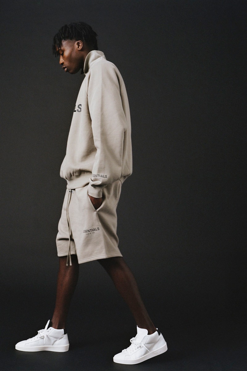 fear of god essentials fall collection loungewear outerwear sweatshirt denim jackets lookbook