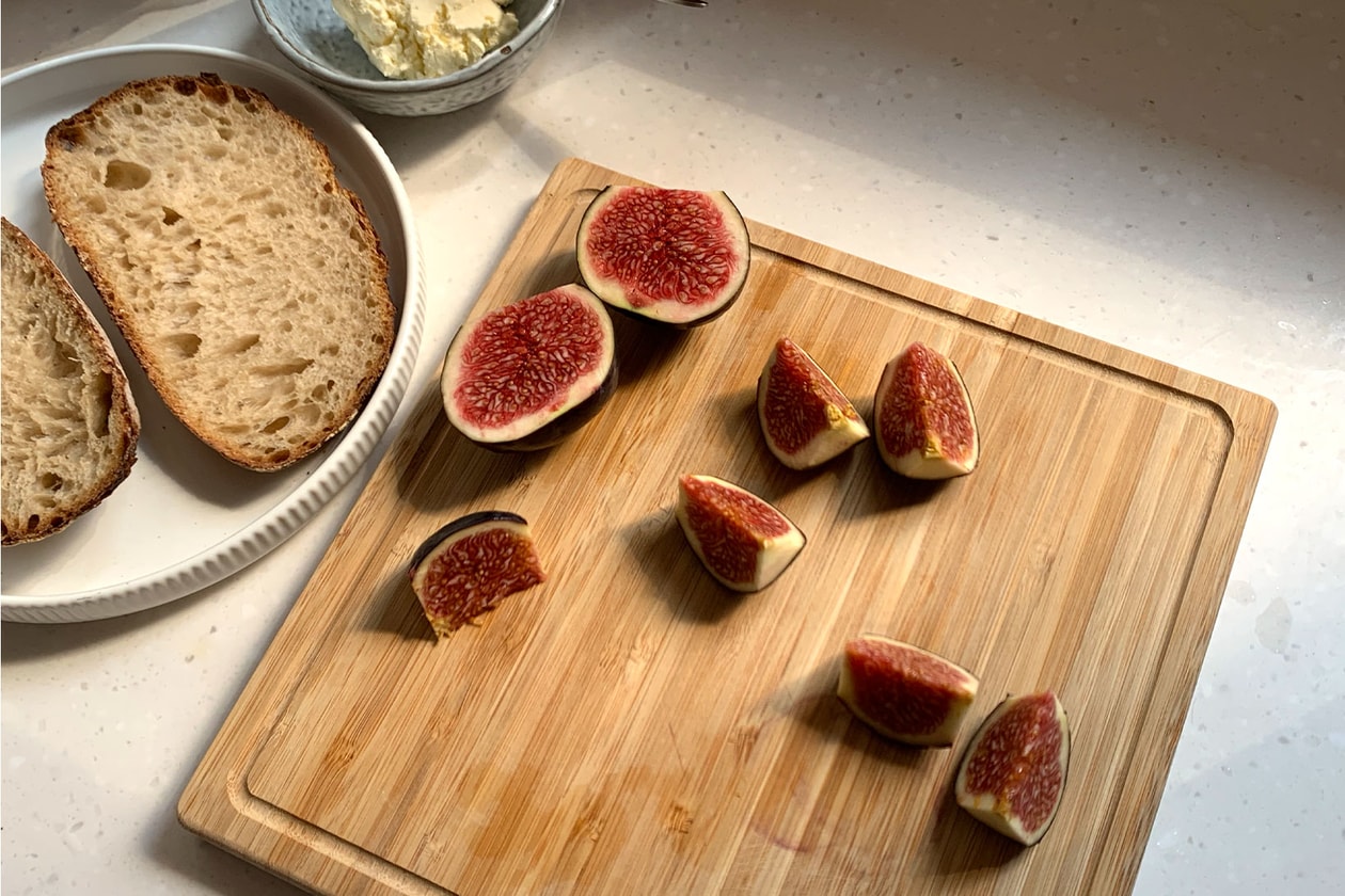 fig cream cheese honey sourdough toast recipes bread fall fruit food breakfast brunch