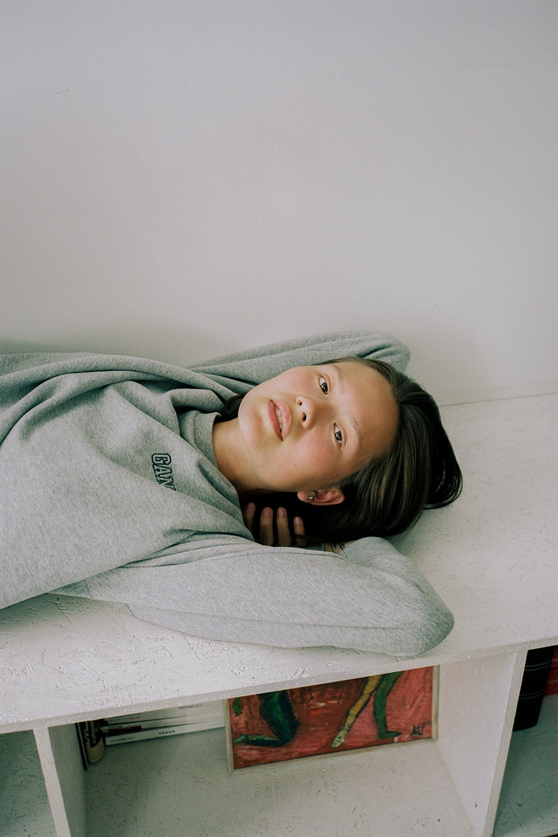 ganni software low impact sustainable recycled sweatshirts hoodies sweatpants t-shrits release info