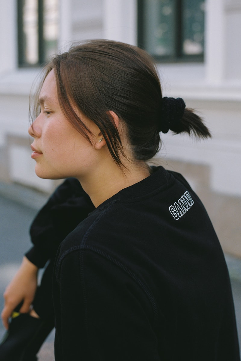 ganni software low impact sustainable recycled sweatshirts hoodies sweatpants t-shrits release info