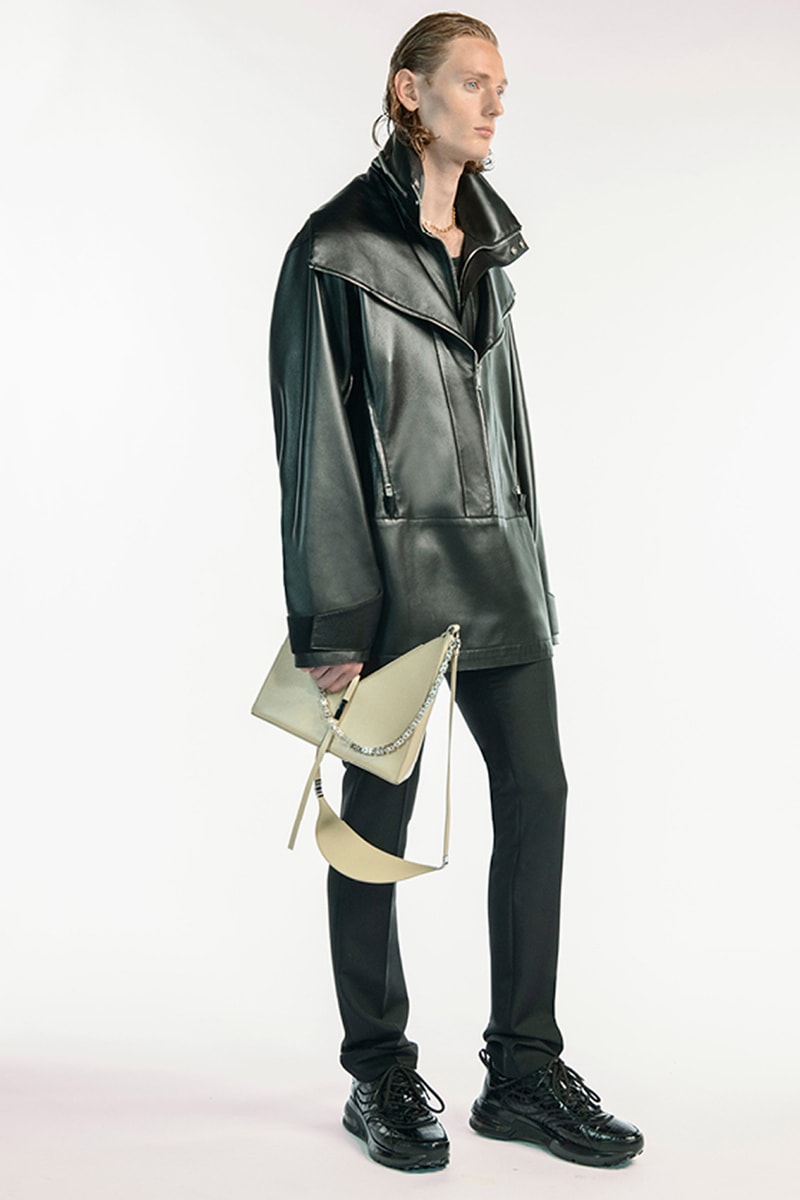 givenchy matthew williams spring summer 2021 first debut collection hardware chains tryp toe heels marshmallow slides