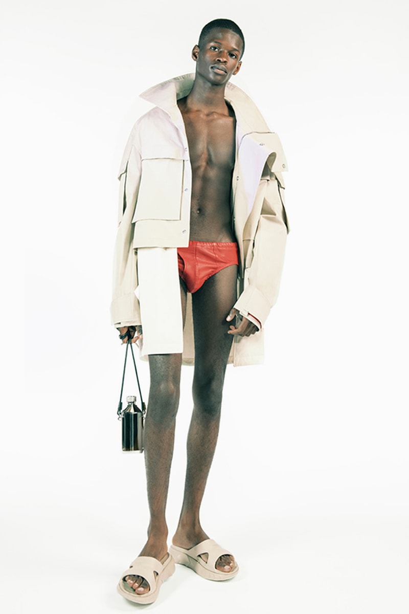 givenchy matthew williams spring summer 2021 first debut collection hardware chains tryp toe heels marshmallow slides