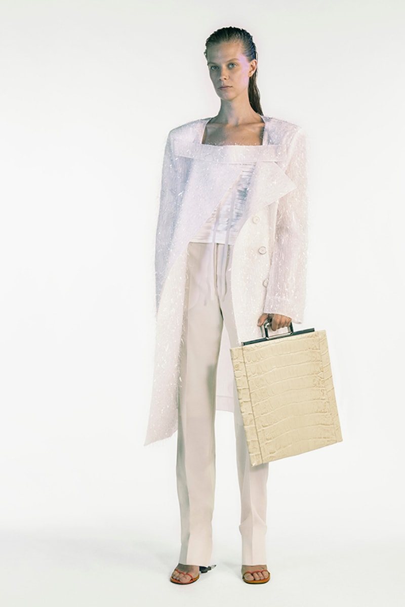 givenchy matthew williams spring summer 2021 first debut collection hardware chains tryp toe heels marshmallow slides