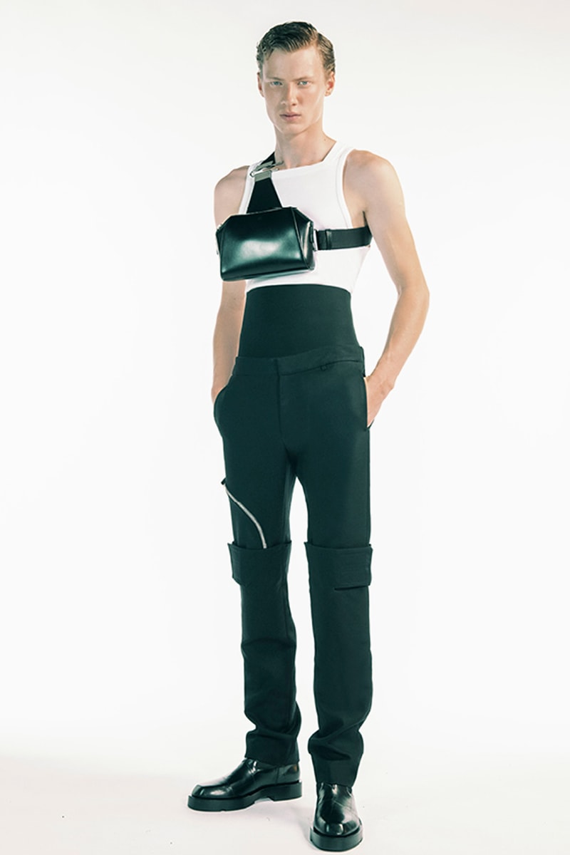 givenchy matthew williams spring summer 2021 first debut collection hardware chains tryp toe heels marshmallow slides