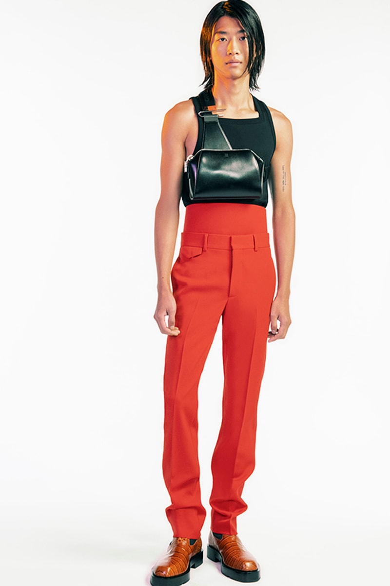 givenchy matthew williams spring summer 2021 first debut collection hardware chains tryp toe heels marshmallow slides