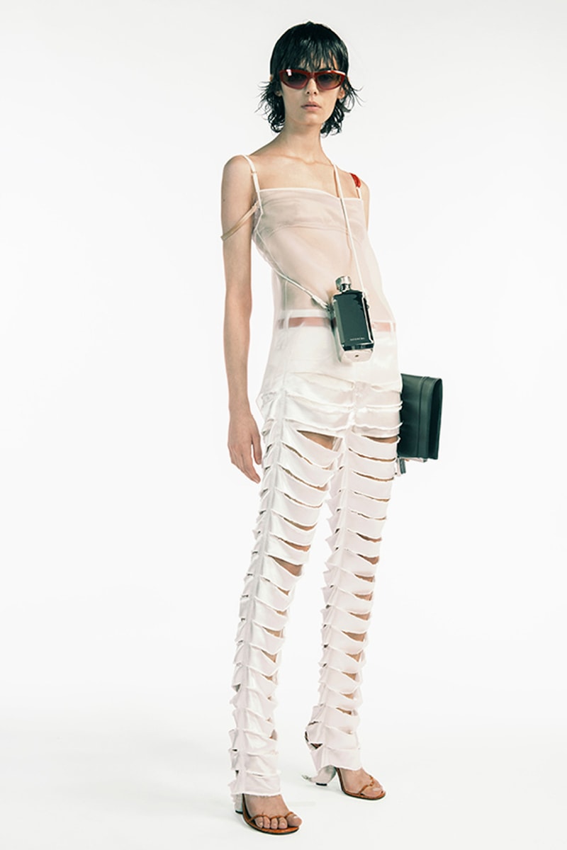 givenchy matthew williams spring summer 2021 first debut collection hardware chains tryp toe heels marshmallow slides