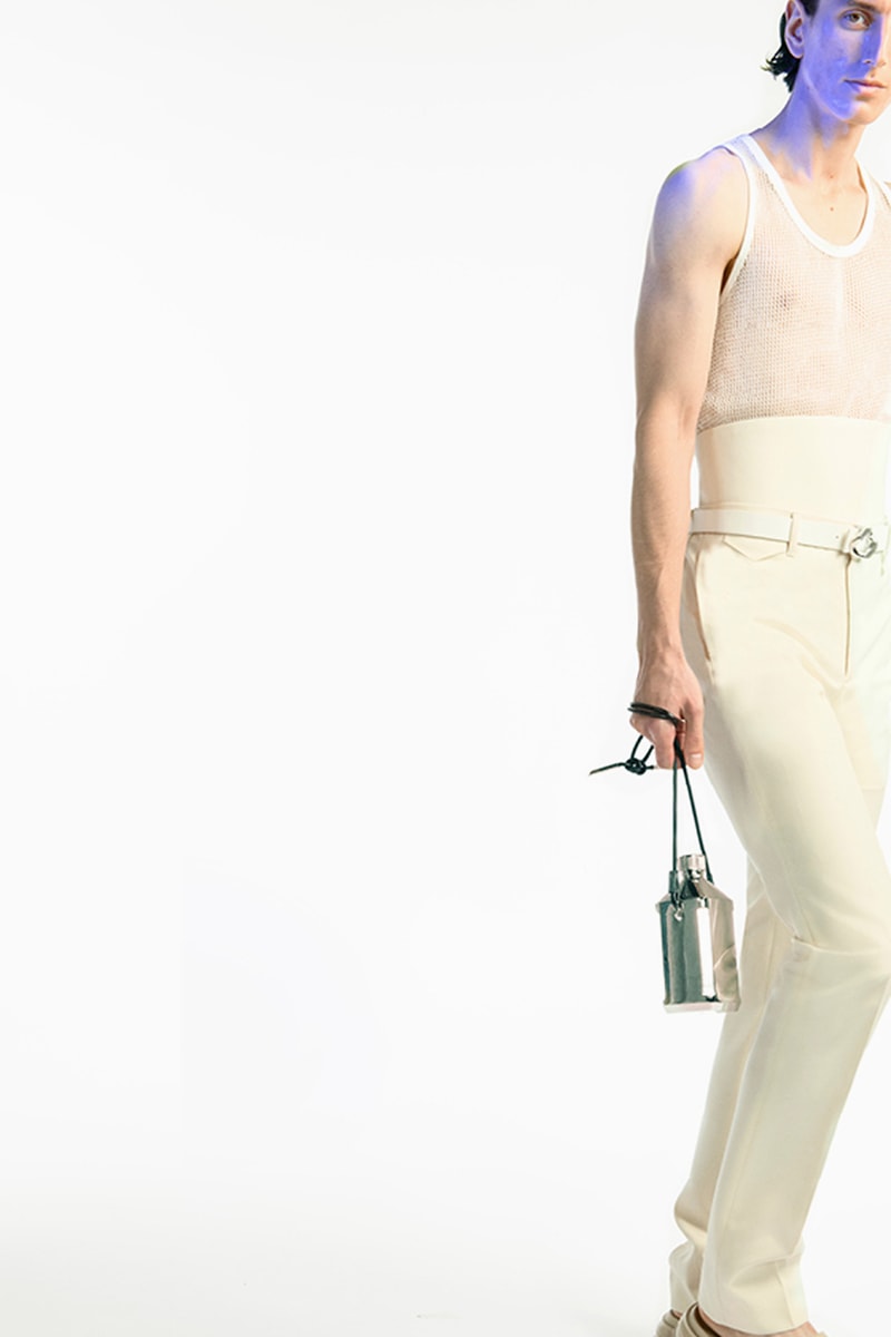 givenchy matthew williams spring summer 2021 first debut collection hardware chains tryp toe heels marshmallow slides