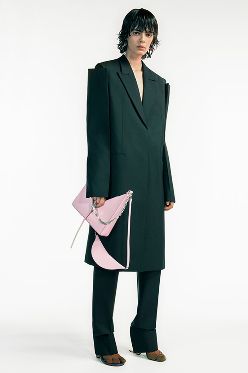 givenchy matthew williams spring summer 2021 first debut collection hardware chains tryp toe heels marshmallow slides