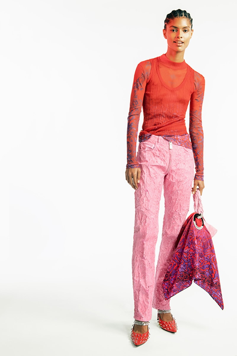 givenchy matthew williams spring summer 2021 first debut collection hardware chains tryp toe heels marshmallow slides