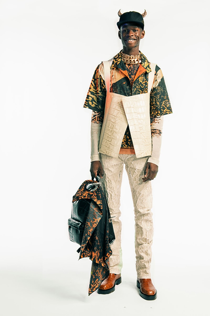 givenchy matthew williams spring summer 2021 first debut collection hardware chains tryp toe heels marshmallow slides