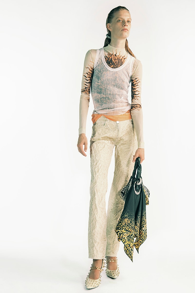 givenchy matthew williams spring summer 2021 first debut collection hardware chains tryp toe heels marshmallow slides