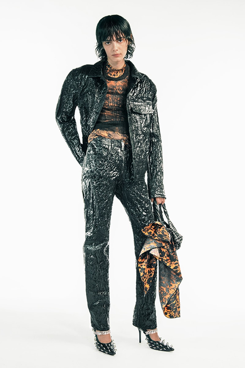 givenchy matthew williams spring summer 2021 first debut collection hardware chains tryp toe heels marshmallow slides