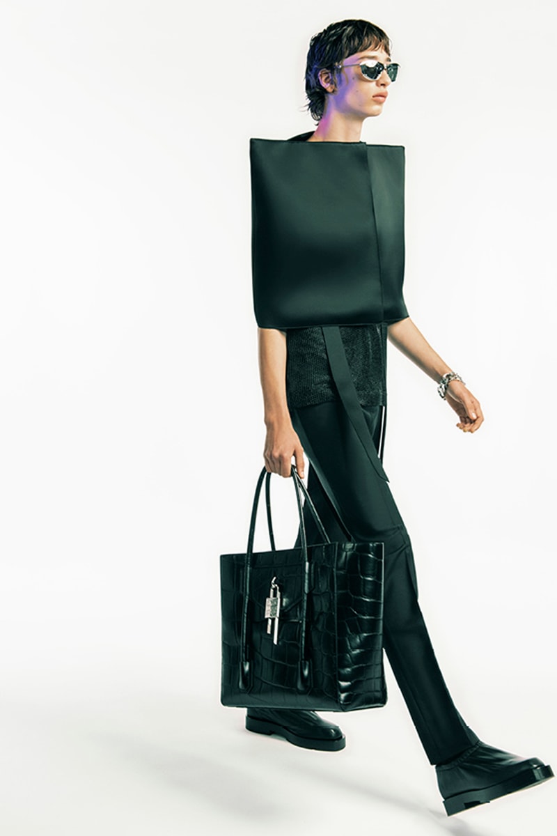 givenchy matthew williams spring summer 2021 first debut collection hardware chains tryp toe heels marshmallow slides