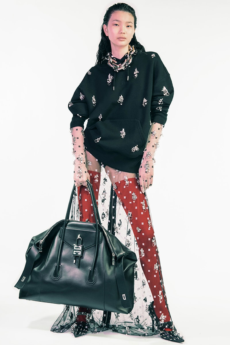 givenchy matthew williams spring summer 2021 first debut collection hardware chains tryp toe heels marshmallow slides