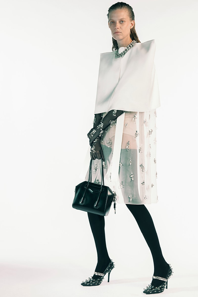 givenchy matthew williams spring summer 2021 first debut collection hardware chains tryp toe heels marshmallow slides