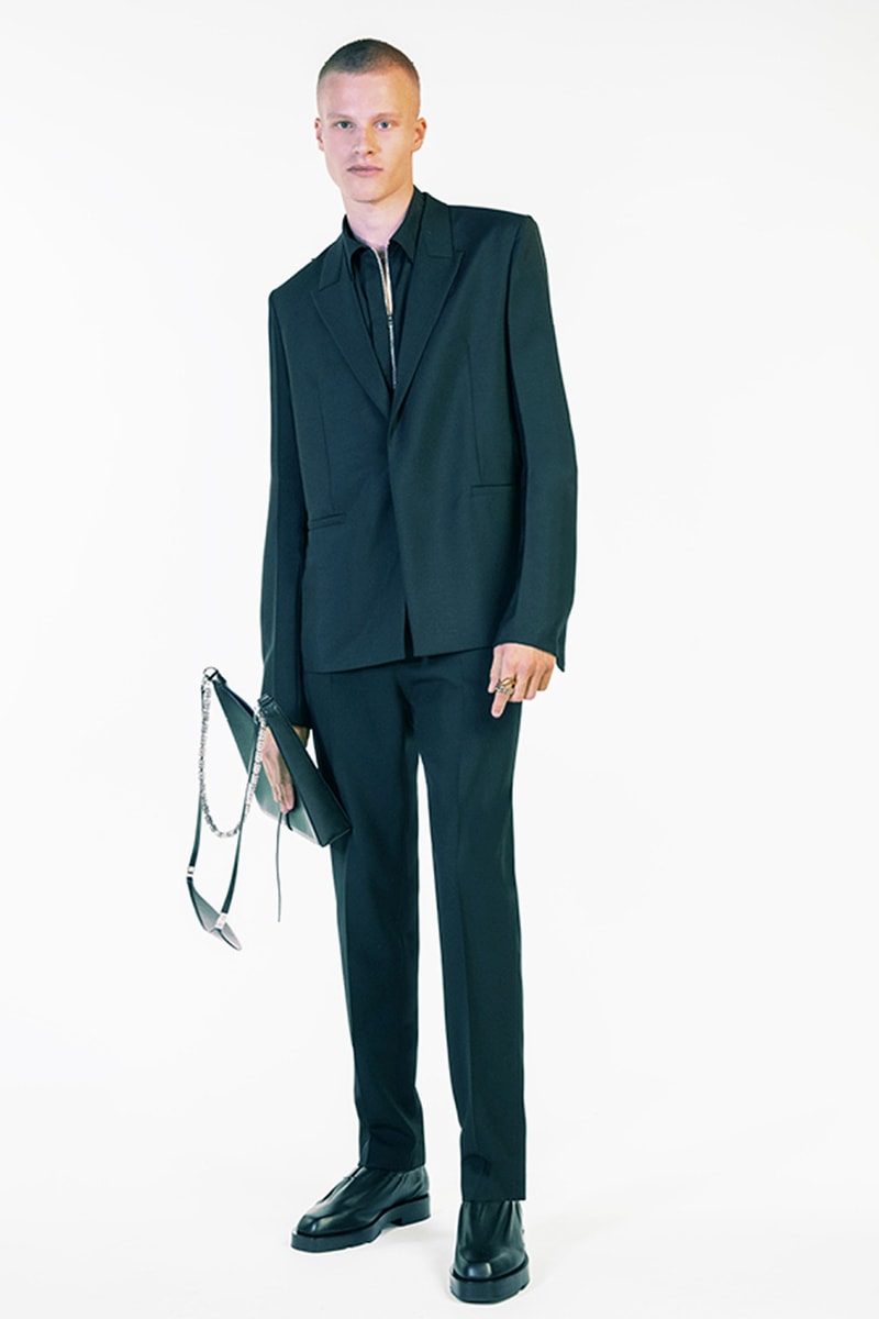 givenchy matthew williams spring summer 2021 first debut collection hardware chains tryp toe heels marshmallow slides