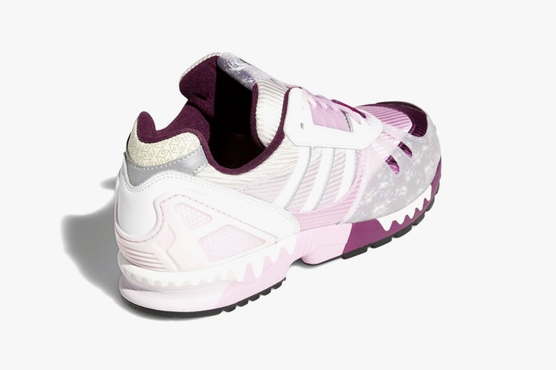 hey tea adidas originals a-zx 7000 sneakers collaboration merlot rich mauve clear lilac release info