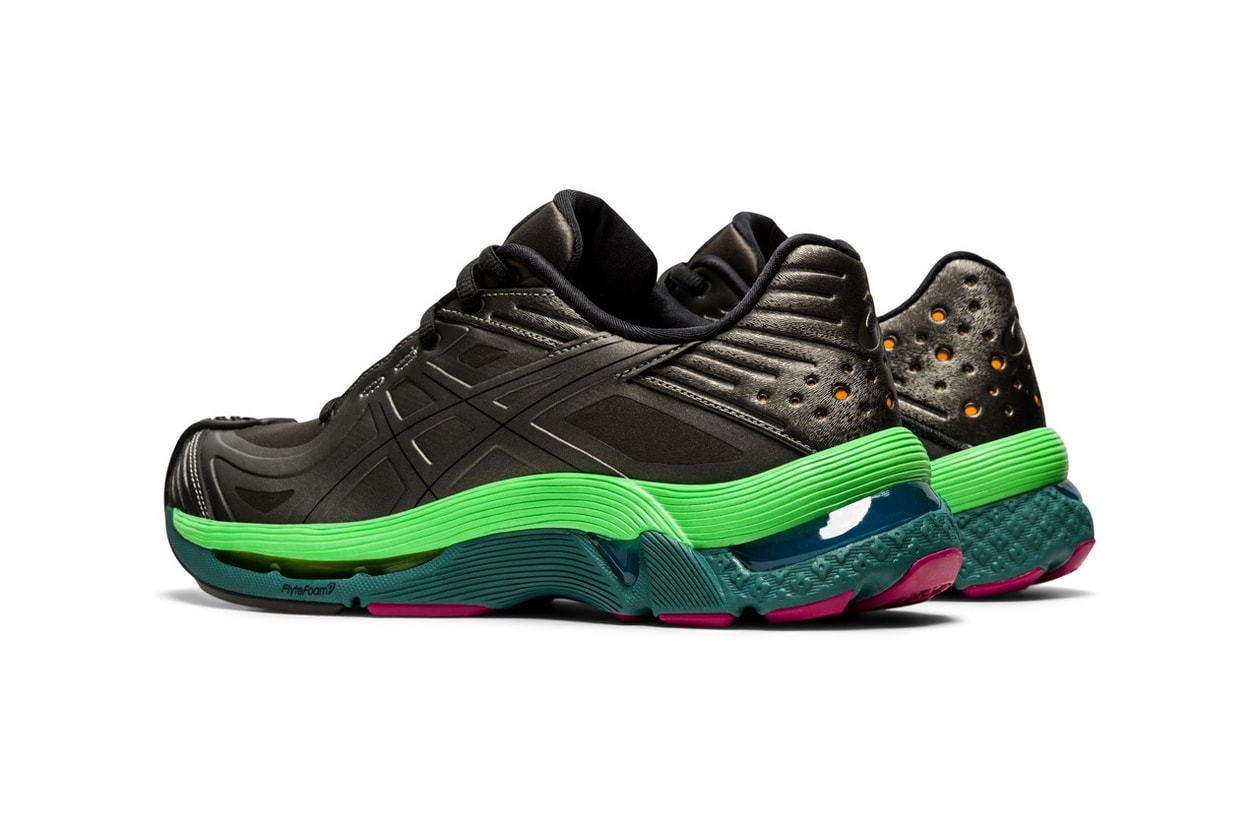 kiko kostadinov asics gel teserakt womens sneakers collaboration gunmetal gold release info