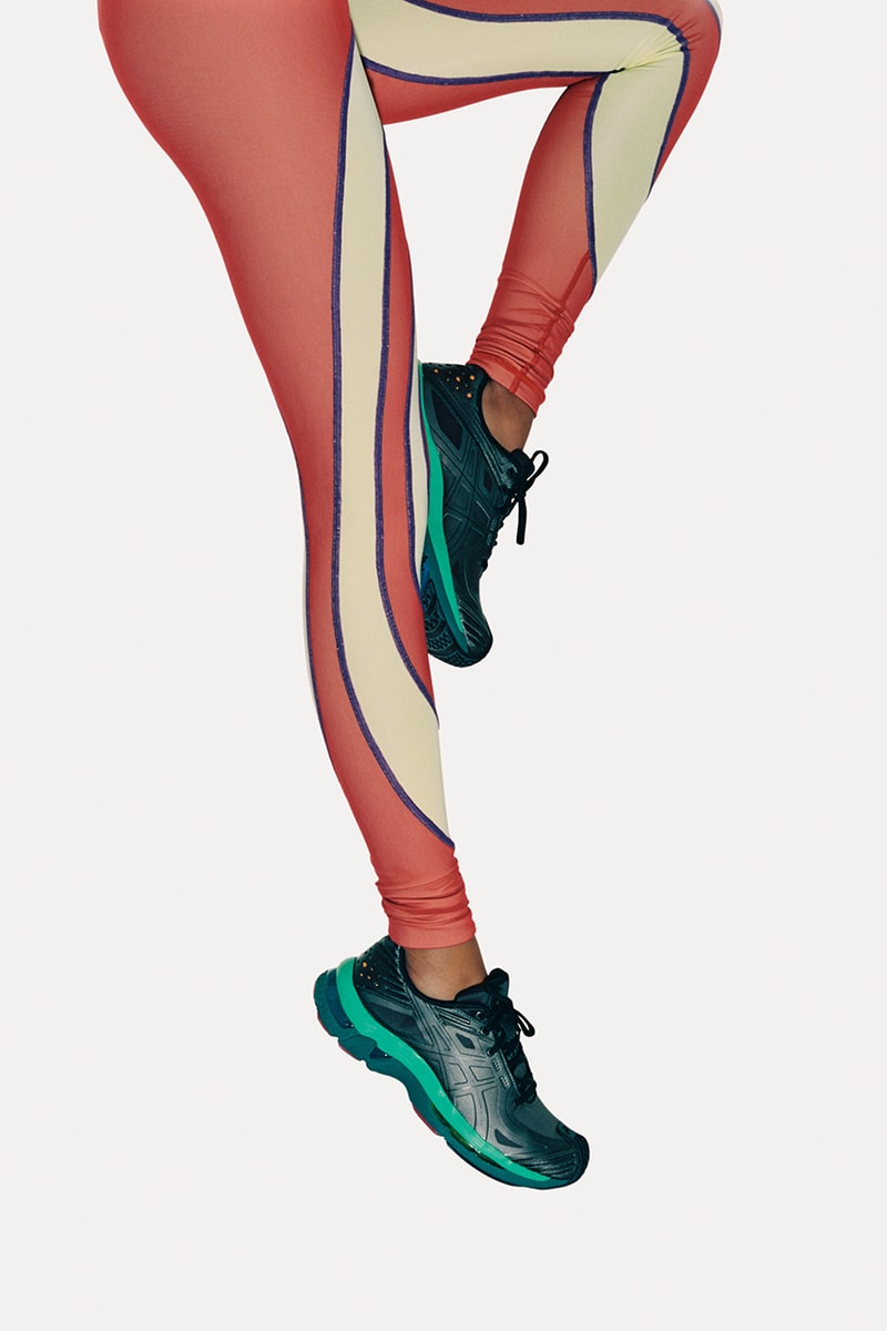 kiko kostadinov asics gel teserakt womens sneakers collaboration gunmetal gold release info