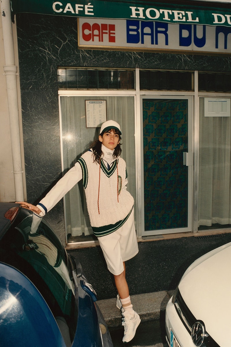 lacoste spring summer 2021 collection lookbook upcycling vintage polo shirts sweatshirts limited release