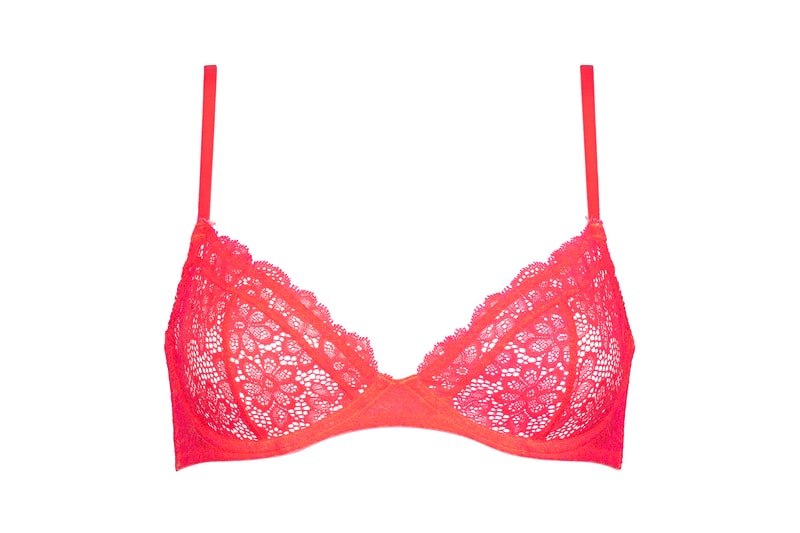 Les Girls Les Boys Lace Lingerie Bra Underwear Black Khaki