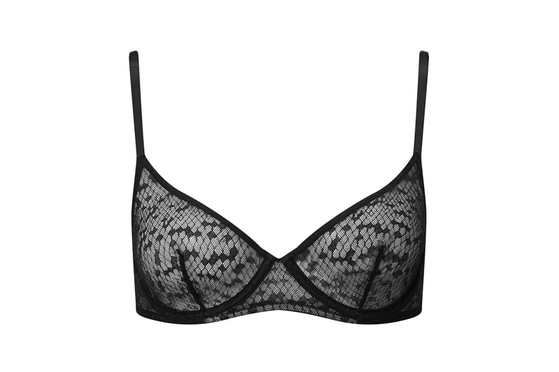 Les Girls Les Boys Lace Lingerie Bra Underwear Black Khaki