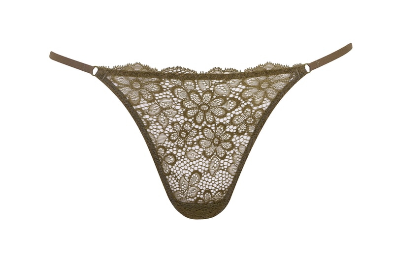 Les Girls Les Boys Lace Lingerie Bra Underwear Black Khaki