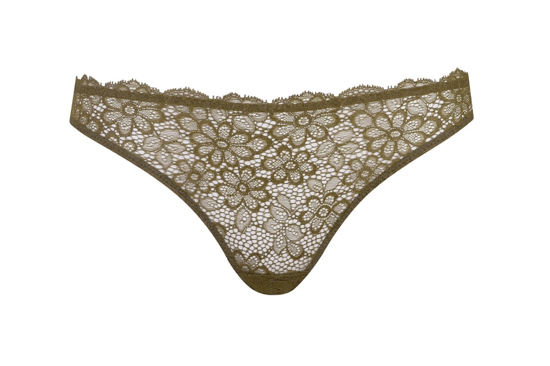 Les Girls Les Boys Lace Lingerie Bra Underwear Black Khaki