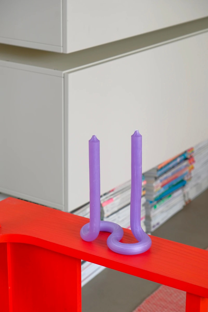 Lex Pott Twist Candles Double Duo Colors Home Decor Design Rotterdam Netherlands Designer Purple