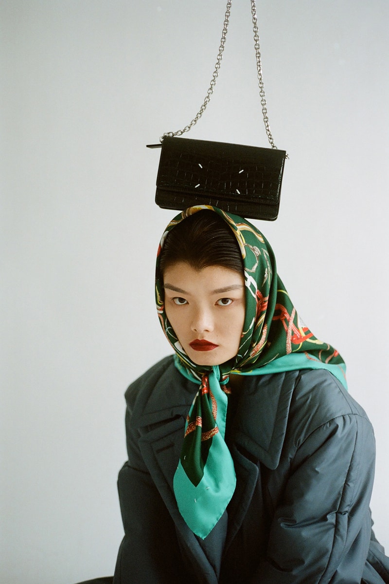 mm6 maison margiela fall winter editorial outerwear blazers tabi boots bags