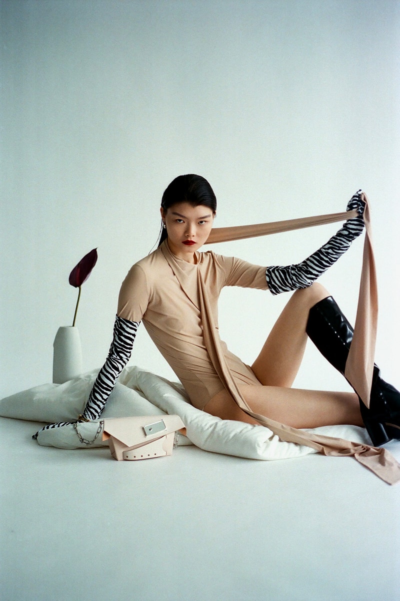 mm6 maison margiela fall winter editorial outerwear blazers tabi boots bags
