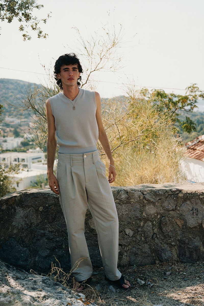 maryam nassir zadeh mnz unisex menswear spring summer 2021 collection lookbook sweater vests shirts