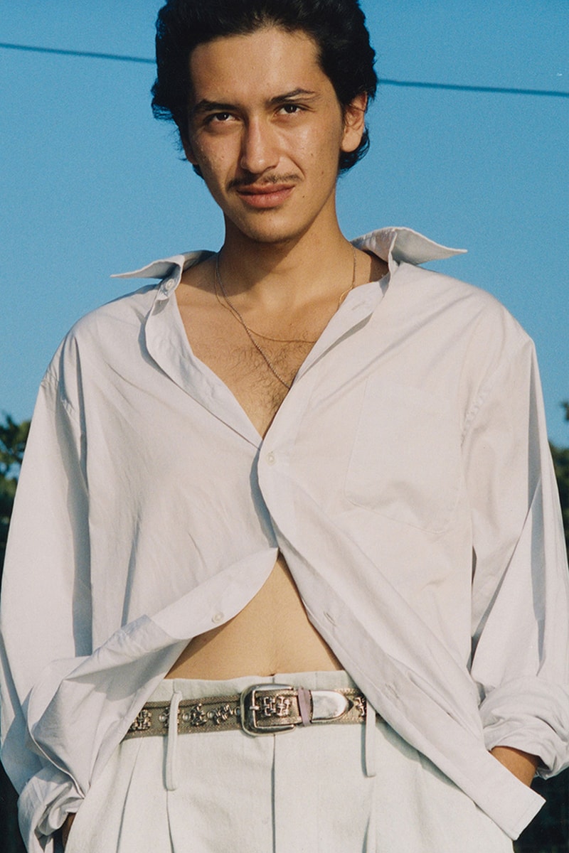 maryam nassir zadeh mnz unisex menswear spring summer 2021 collection lookbook sweater vests shirts
