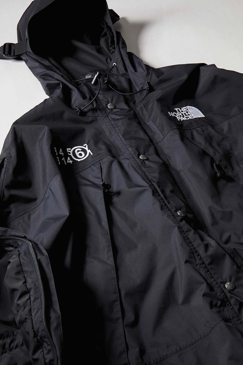 mm6 maison margiela the north face tnf collaboration closer look fall winter outerwear release price where to buy