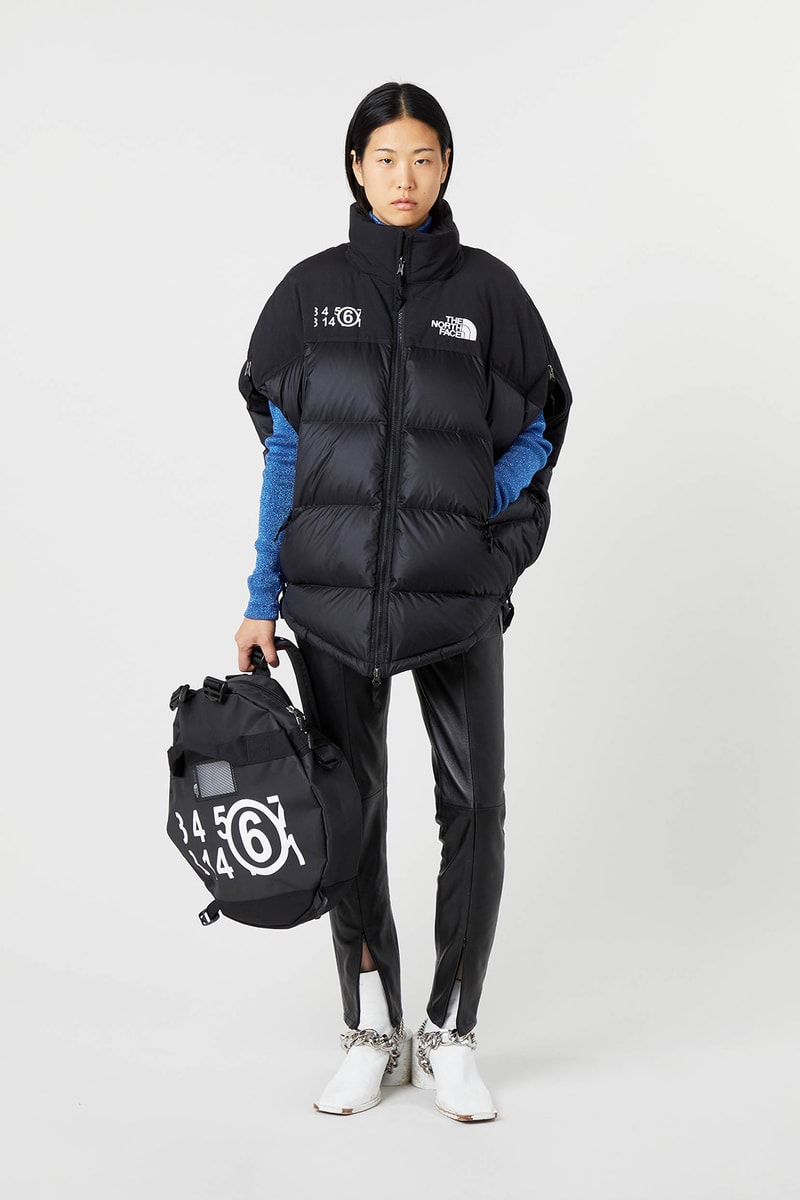 mm6 maison margiela the north face tnf collaboration closer look fall winter outerwear release price where to buy