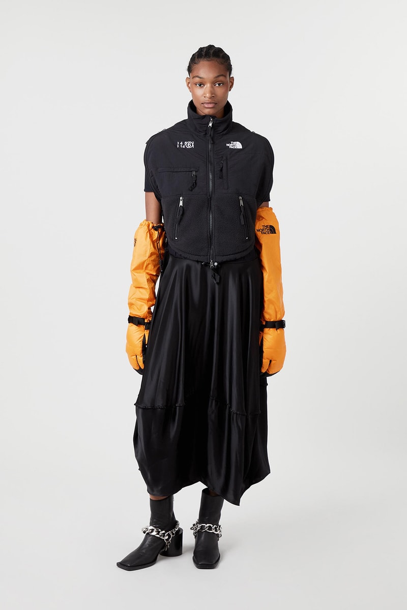 mm6 maison margiela the north face tnf collaboration closer look fall winter outerwear release price where to buy