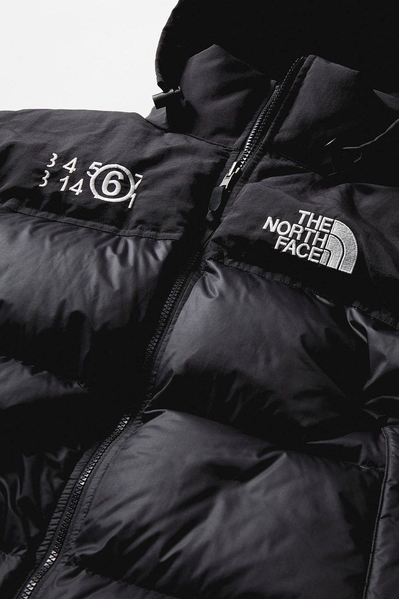 mm6 maison margiela the north face tnf collaboration closer look fall winter outerwear release price where to buy