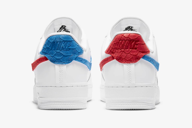 nike air force 1 lxx womens sneakers white pink red blue colorway sneakerhead shoes footwear