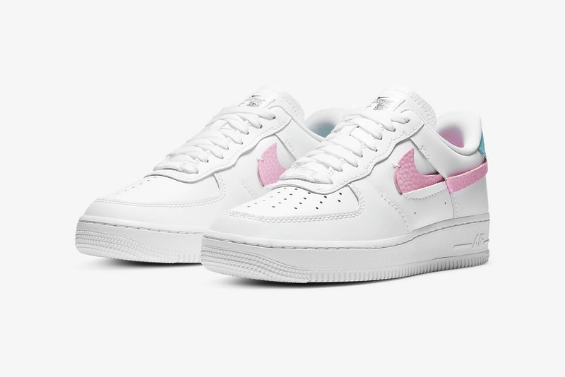 nike air force 1 lxx womens sneakers white pink red blue colorway sneakerhead shoes footwear