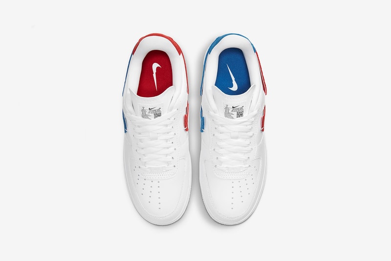 nike air force 1 lxx womens sneakers white pink red blue colorway sneakerhead shoes footwear