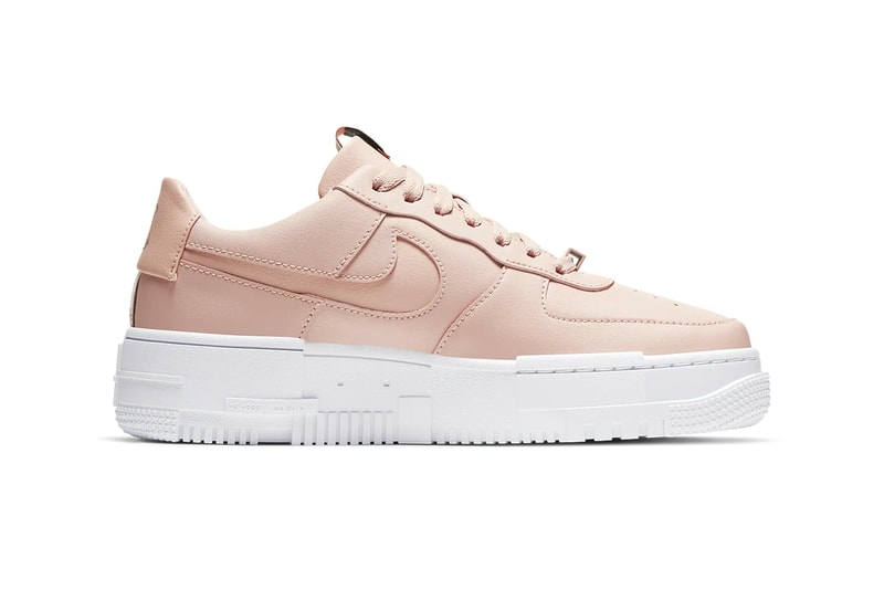 Nike Air Force 1 Pixel Women Sneaker Shoe Particle Beige Pastel Pink