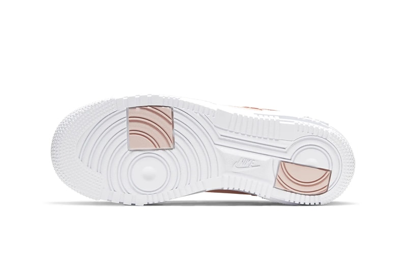 Nike Air Force 1 Pixel Women Sneaker Shoe Particle Beige Pastel Pink Sole