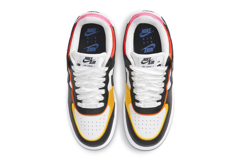 nike air force 1 af1 shadow pink glow chile red blue yellow orange womens sneakers price 