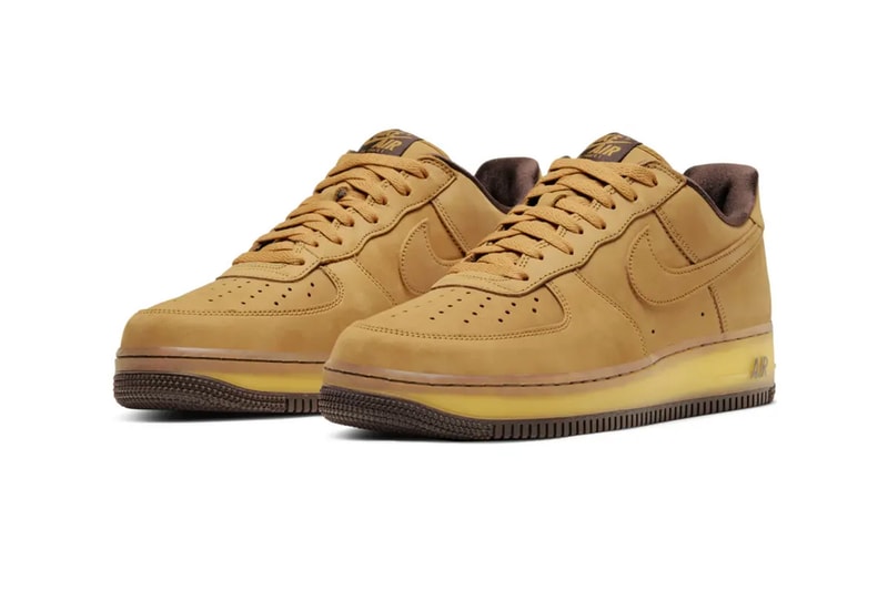 nike air force 1 af1 wheat mocha brown tan suede sneakers release date price info