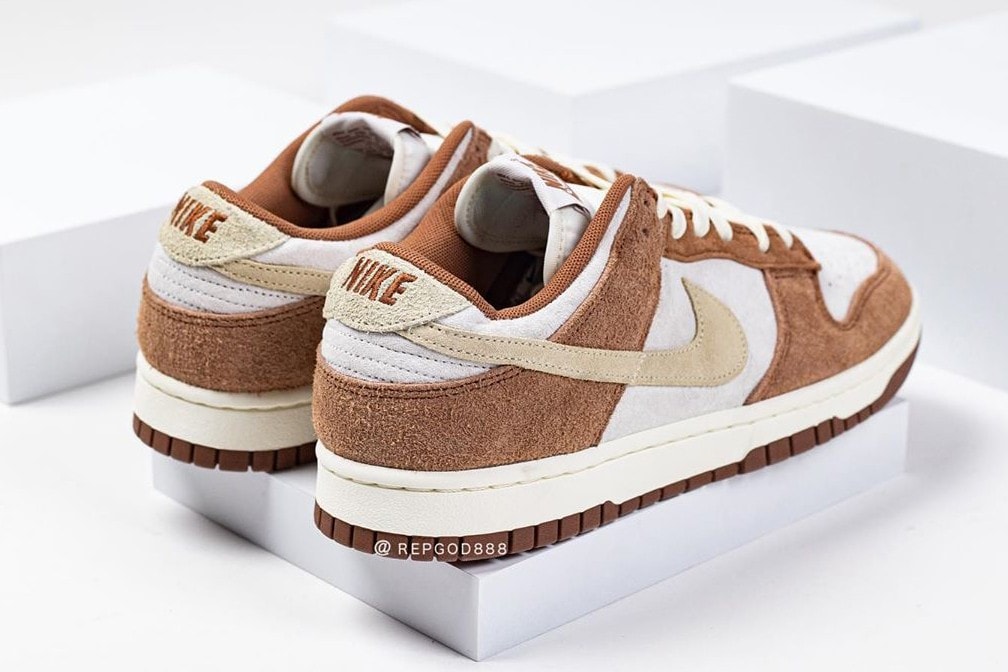 nike dunk low sneakers brown white colorway sneaker head footwear shoes 