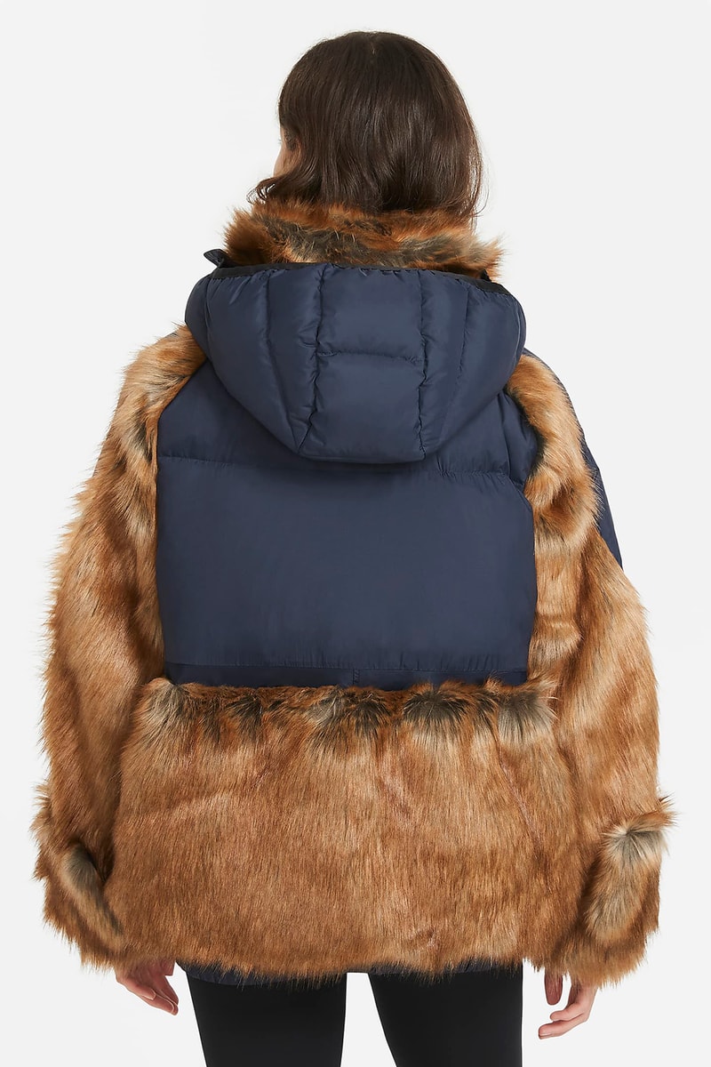 sacai nike collaboration outerwear collection jackets hoodie parka