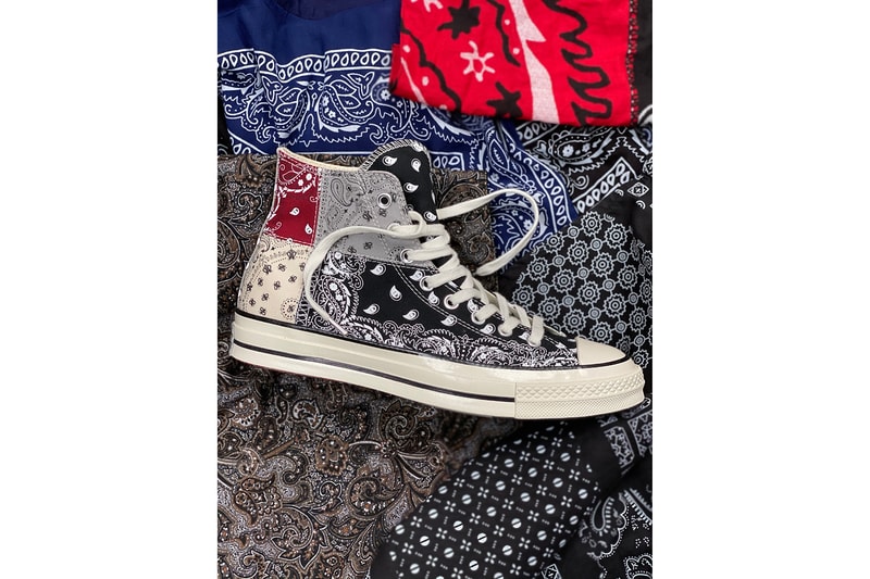 OFFSPRING x Converse Chuck 70 Paisley Black Grey Red
