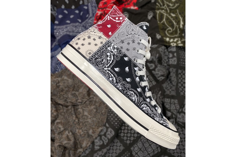 OFFSPRING x Converse Chuck 70 Paisley Black Grey Red