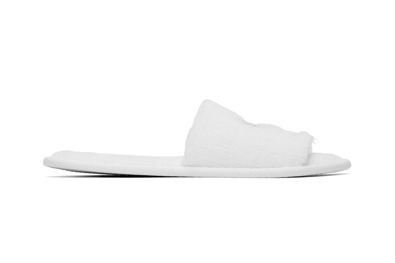 Palm Angels Logo Hotel Slippers Cotton-Blend Shoes 